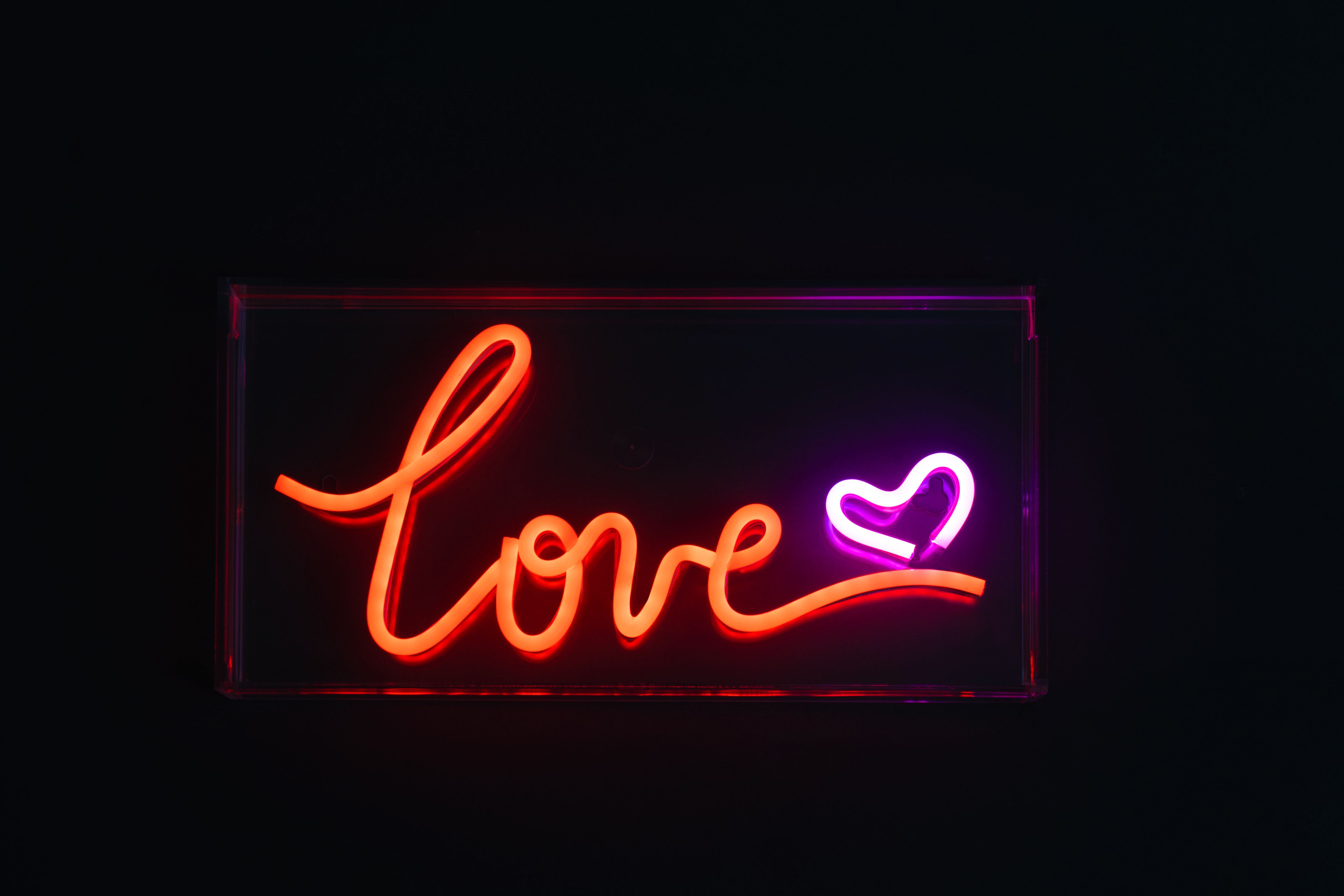 LOVE - Neon Acrylic Light Box